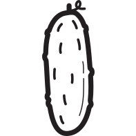 Cucumber, vegetable, vegetables, veggie, veggies icon