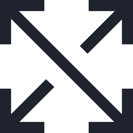 Arrows, full, scale, screen, symbol icon
