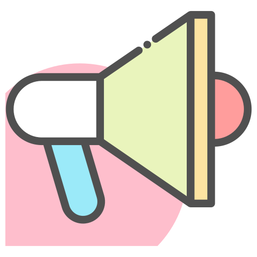 Announcement, loudspeaker, marketing, megaphone, speaker icon
