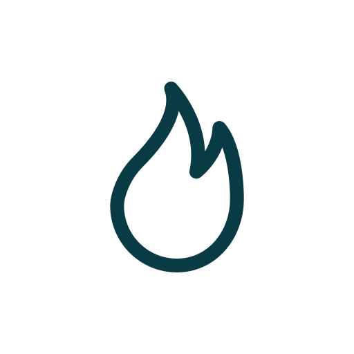 Burn, fire, flame, games, hot icon