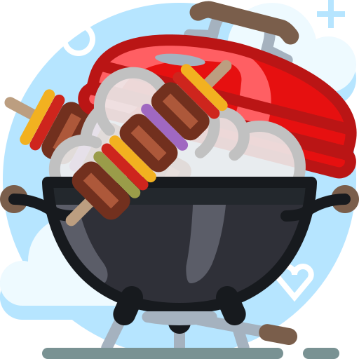 Barbecue, cooking, food, garden, grill, party icon