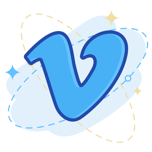 Media, social, vimeo icon