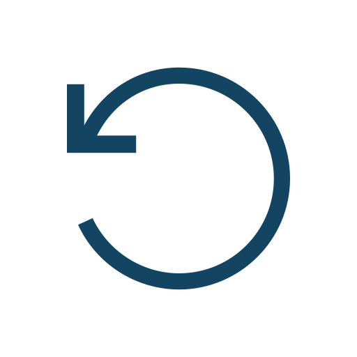 History, left, previous, rotation icon