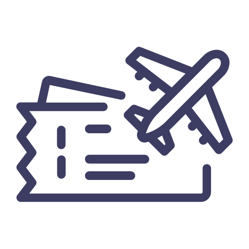 Air, booking, ticket, tickets, tourism, transportation, travel icon
