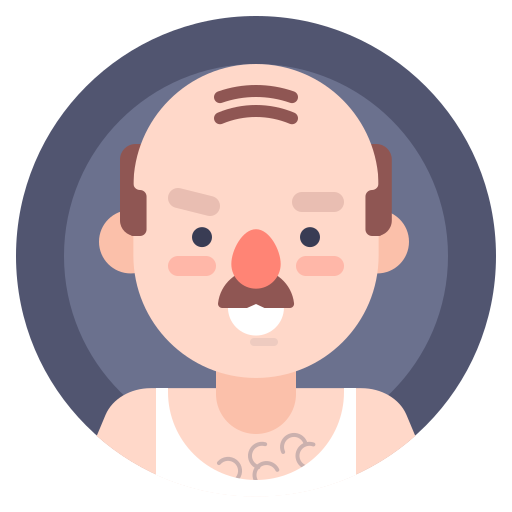 Male, man, old, portrait icon