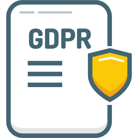Document, gdpr, policy, privacy, secure icon
