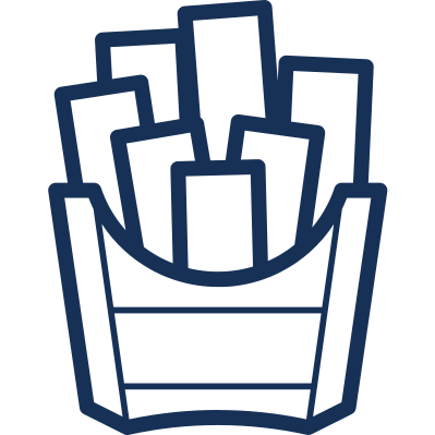 Fast, food, french, fries, kitchen, potato, restaurant icon
