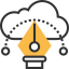 Cloud technology icon 64x64