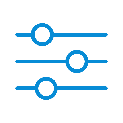 Configuration, contorls, options, preferences, settings icon