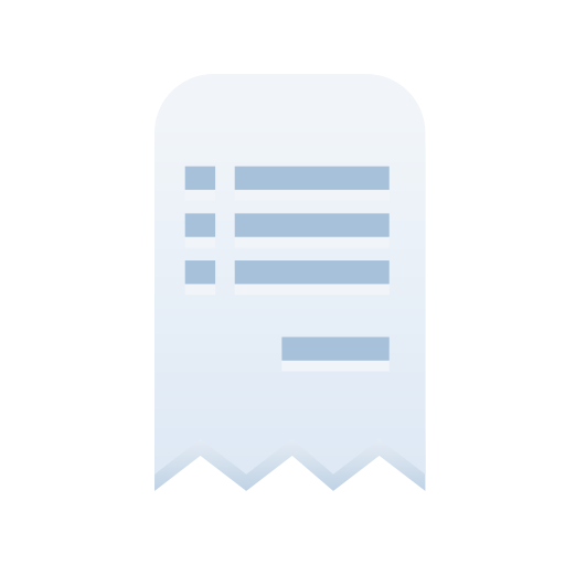 Ecommerce, payment, receipt, shop, shopping, store icon
