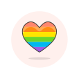 Flag,Heart,Lgbtq