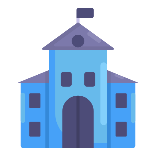 Building, education, school, university icon