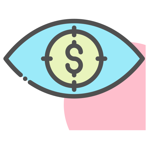 Eye, find, magnifier, search, view, vision icon
