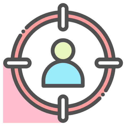Person, target, user icon