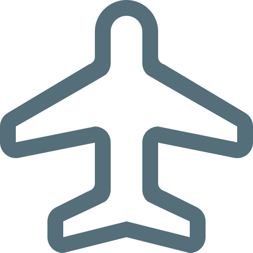 Flying, holiday, plane, tourism, travel, vacation, fly icon
