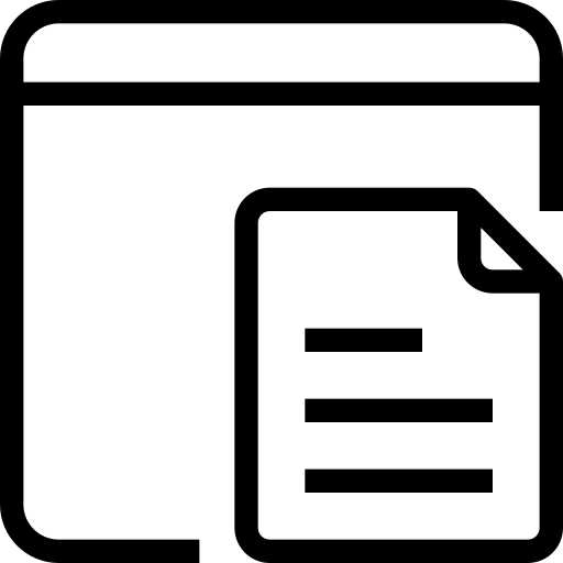 Object, web, document, essential, online icon