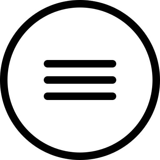 Bar, lines, list, menu, nav, navigation, options icon