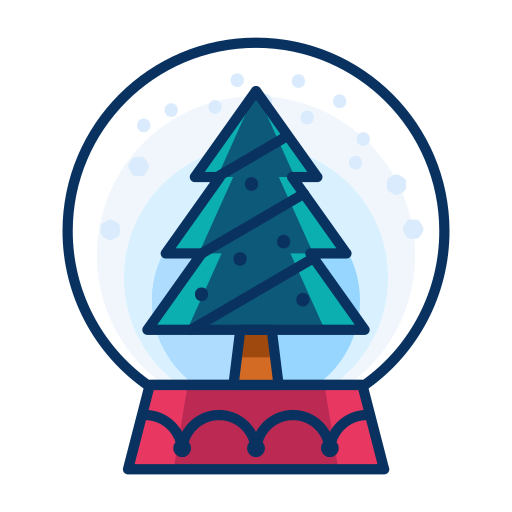 Christmas, decorate, decoration, snowglobe, tree icon
