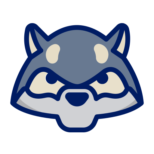Character, cute, fierce, inkcontober, wolf icon