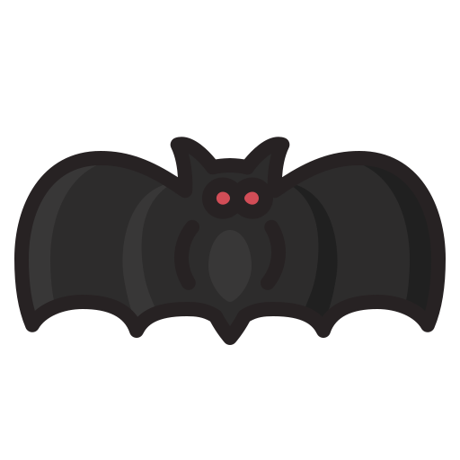 Bat, halloween, vampire, horror, monster, scary icon