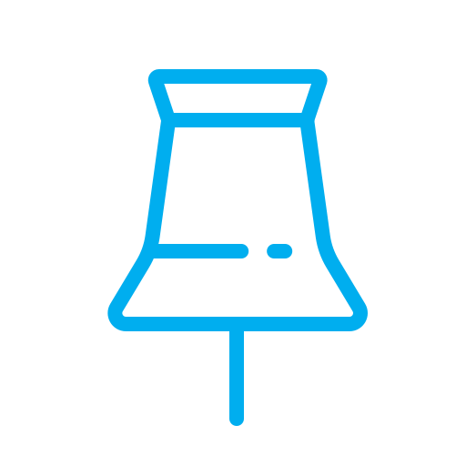 Attachment, files, pin, mail, safe, deposite icon