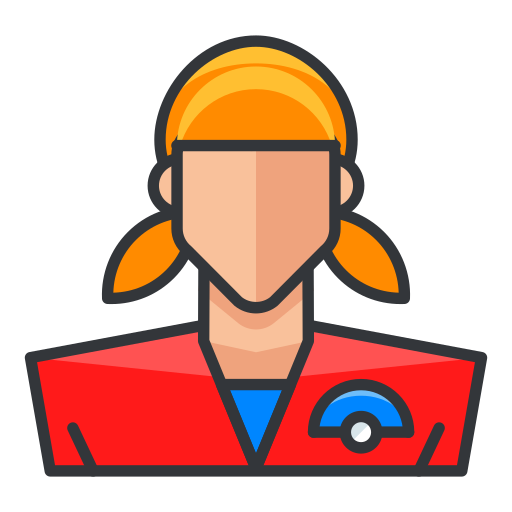 Game, girl, go, play, pokemon, trainer icon