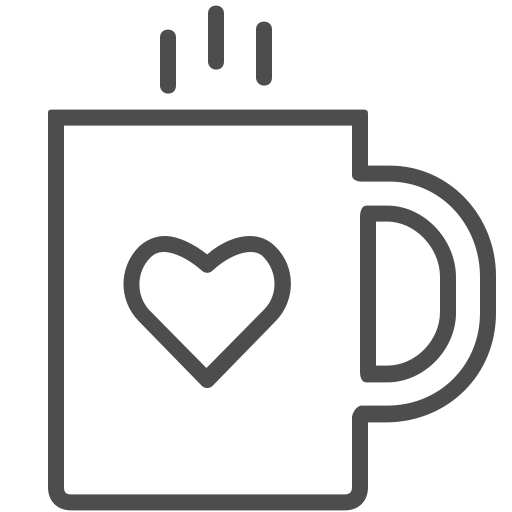 Coffee, mug, valenticons, valentine, cup, drink, hot icon