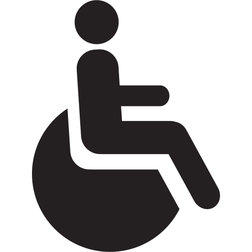 Accessible, wheelchair, disability, disable, disabled, handicap, person icon