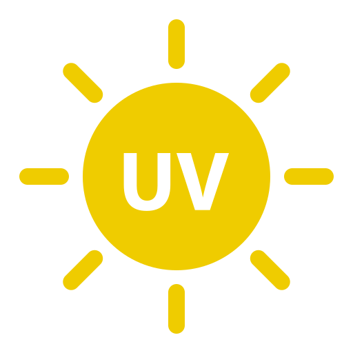 Light, radiation, rays, sun, ultraviolet, uv, weather icon