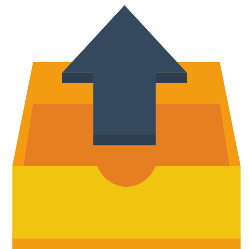 Box, out icon