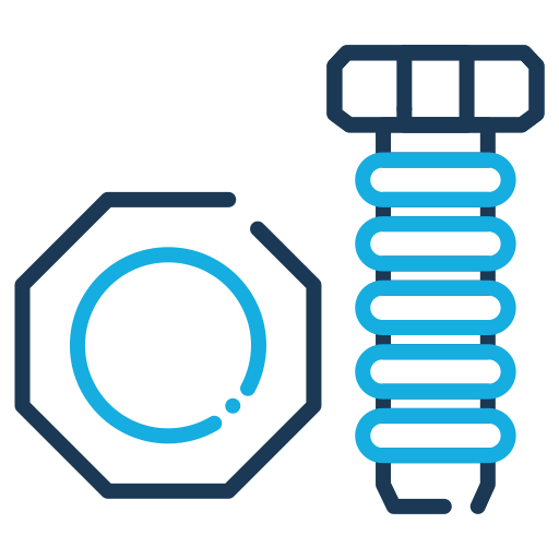 Building, construction, industry, screw icon