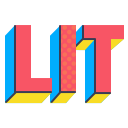 Intoxicated,Layer,Lit,Photo,Sticker,Word