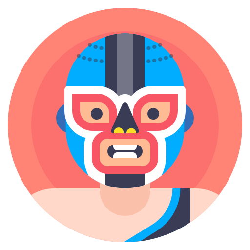 Fighter, luchador, man, wrestler icon