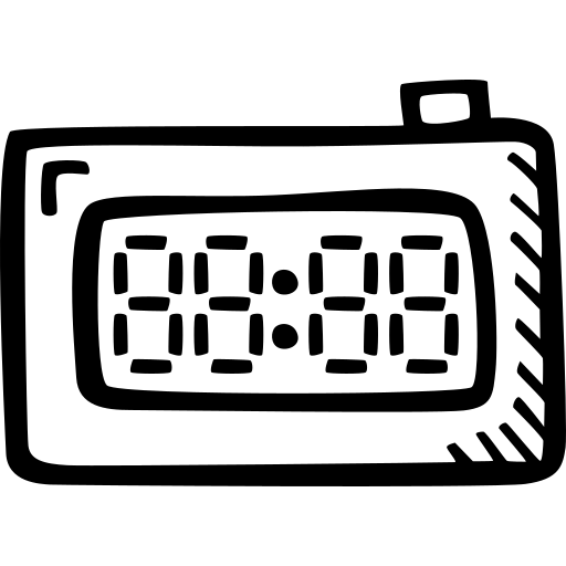 Clock, electronic, random, time, stopwatch, watch icon
