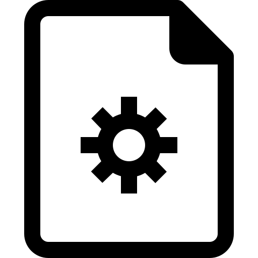 Process, document, app, object, essential, ux icon