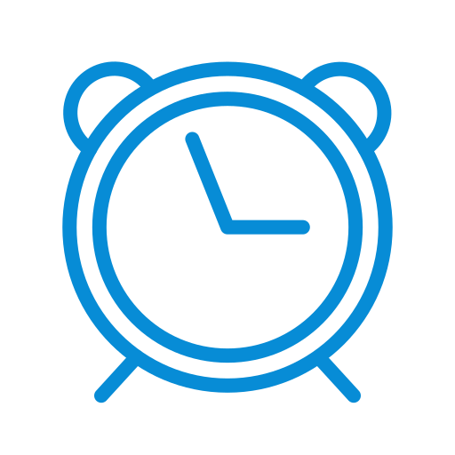 Alarm, alert, clock, time, timing, watch icon
