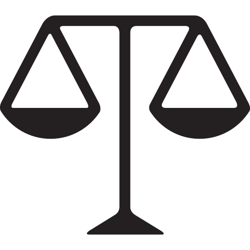 Lawyer, judge, justice, law, legal icon