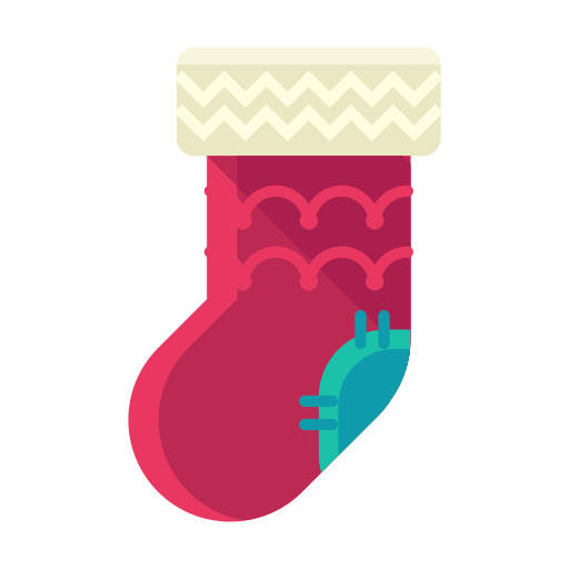 Christmas, clothes, clothing, fashion, sock, stocking icon