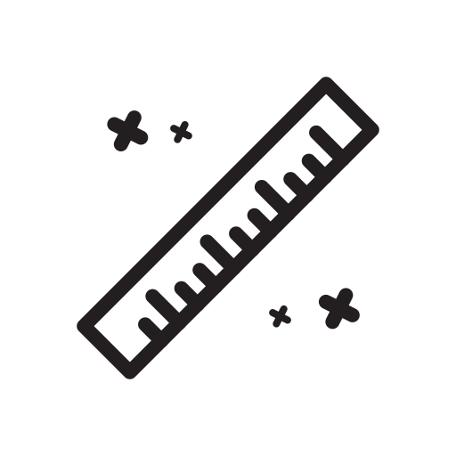 Doodle, education, line, ruler, school, science, vector icon