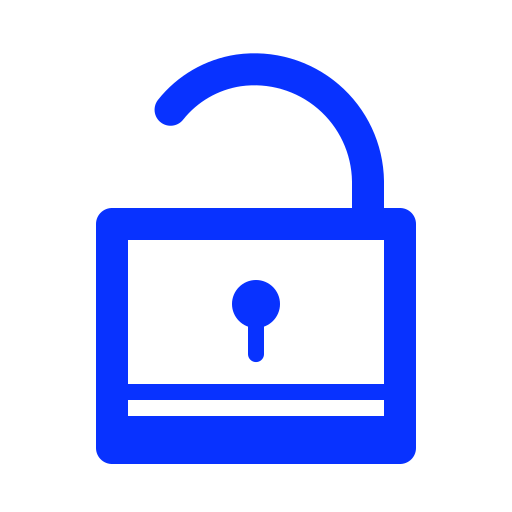 Lock, open, privacy, safe, secure, security, unlock icon