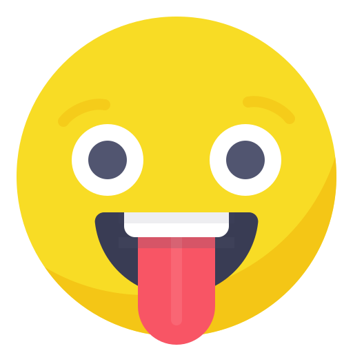 Face, fun, funny, joking, smile, smiley, tongue icon