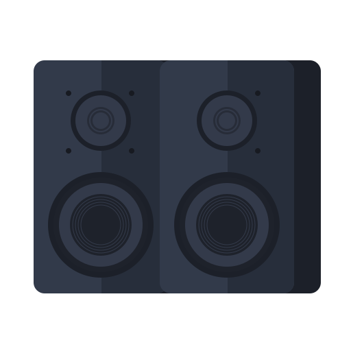 Newyears, party, speaker icon