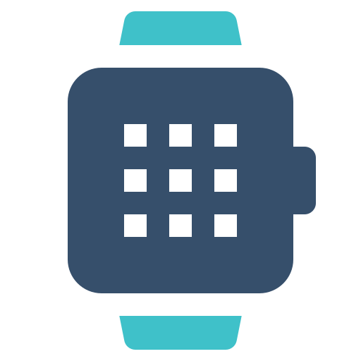 Calculator, smart, watch icon