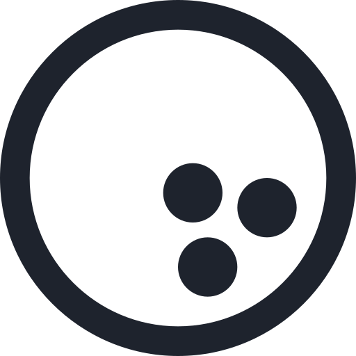 Ball, bowling, fun, game, pin, strike icon