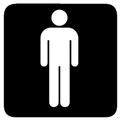 Toilet, men, room, mens icon