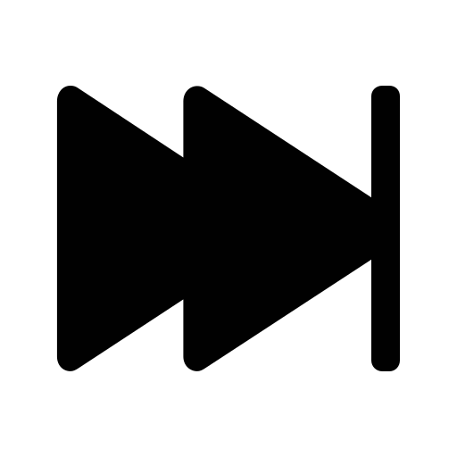 Forward, skip icon