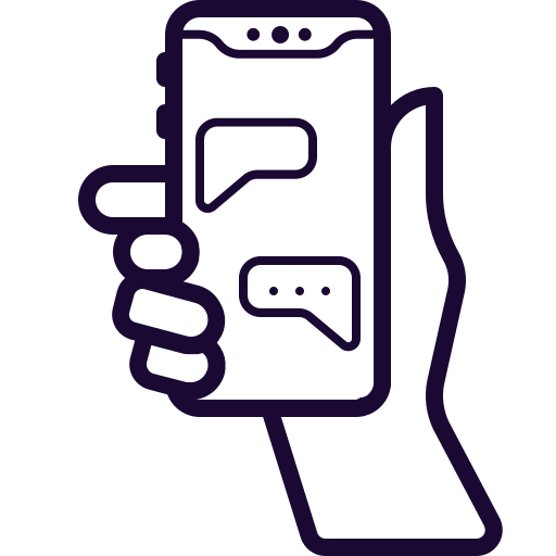 Message, messaging, text, texting icon
