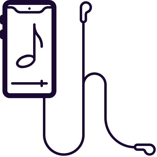 Iphone, listen, music, phone icon