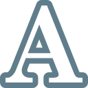 A,Character,Letter,Text