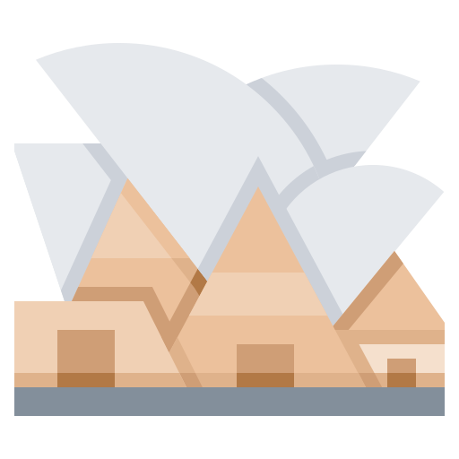 Building, house, landmark, opera icon